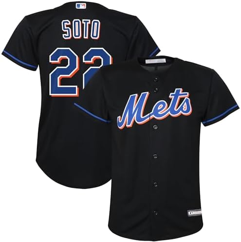 Amazon.com: Francisco Lindor New York Mets MLB Kids 4-7 Black